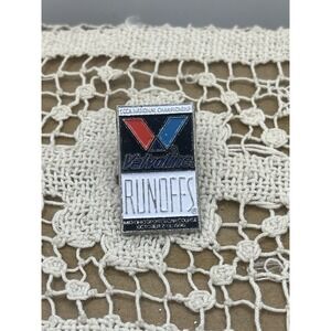 Vtg 1990 Valvoline SCCA National Championship Runoffs Enamel Lapel Pin